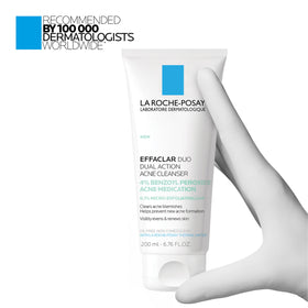 La Roche-Posay product in bathroom lifestyle scene for daily use