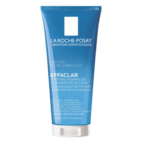 La Roche-Posay front packaging showing Effaclar gel and clear benefit