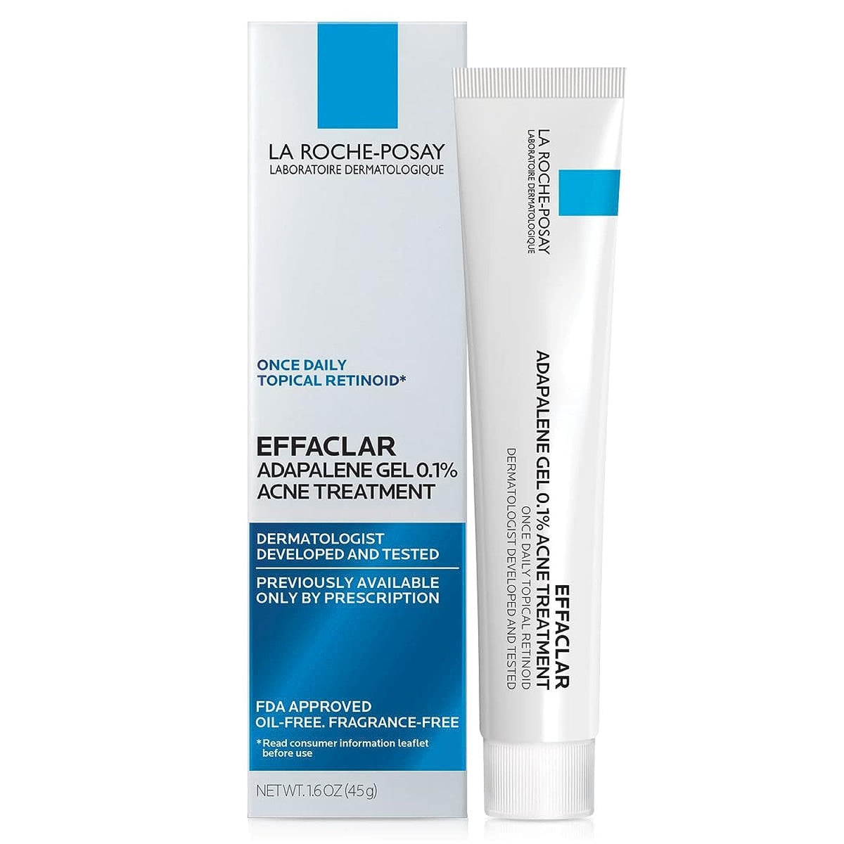 La Roche-Posay Effaclar front tube showing clean packaging and product clarity