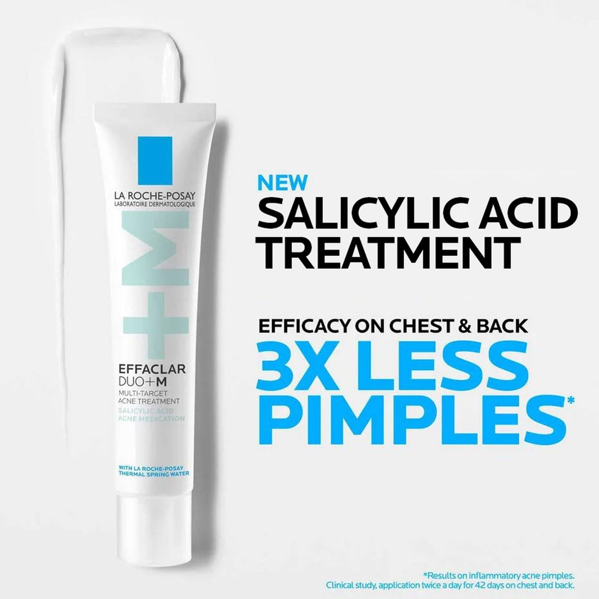 La Roche-Posay gel on fingertip demonstrating lightweight, non-greasy application