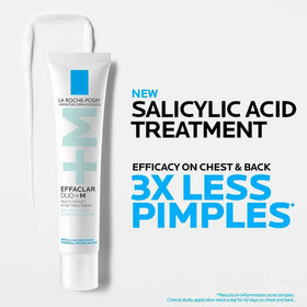 La Roche-Posay gel on fingertip demonstrating lightweight, non-greasy application