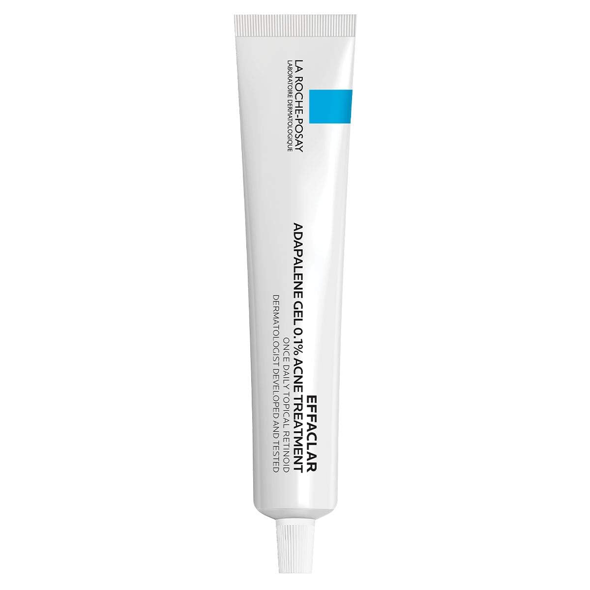 La Roche-Posay tube on bathroom counter suggesting dermatologist-recommended routine