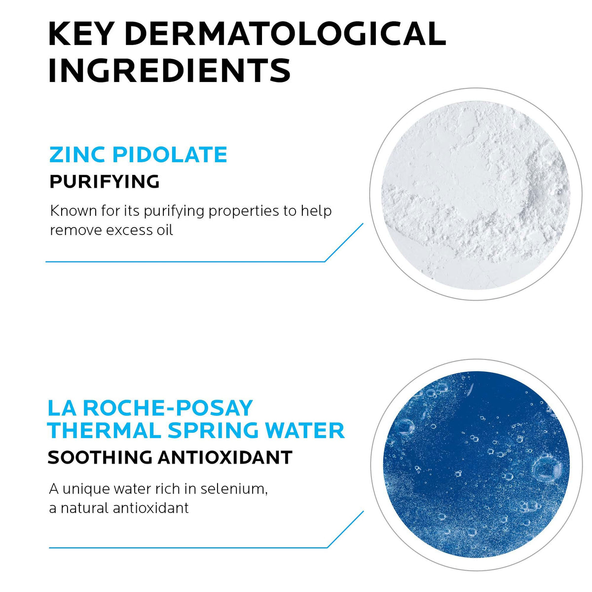 La Roche-Posay pump dispensing gel texture for precise application