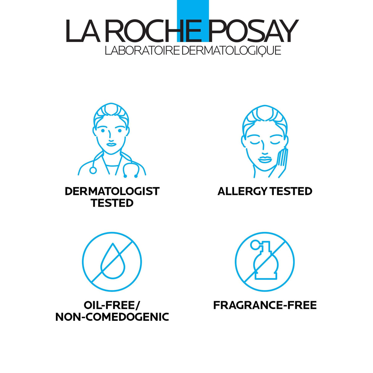 La Roche-Posay bottle in hand for scale, easy daily use