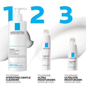 La Roche-Posay ingredient label close-up showing key soothing components