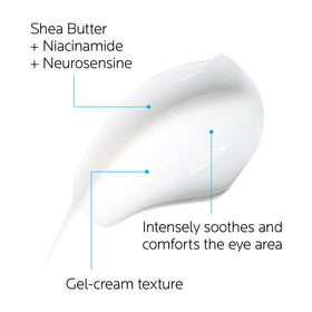 La Roche-Posay gel-cream texture close-up illustrating lightweight hydration