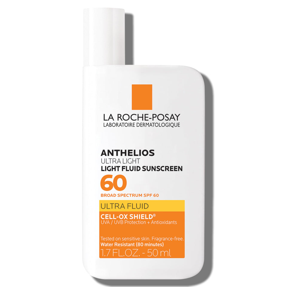 La Roche-Posay front packaging showing SPF 60 protection and compact size for convenience