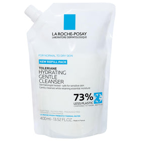 La Roche-Posay front packaging showing gentle cleanser benefits