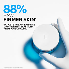 La Roche-Posay product label with ingredients list highlighting hyaluronic acid