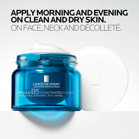 La Roche-Posay cream on bathroom shelf showing everyday skincare routine benefit
