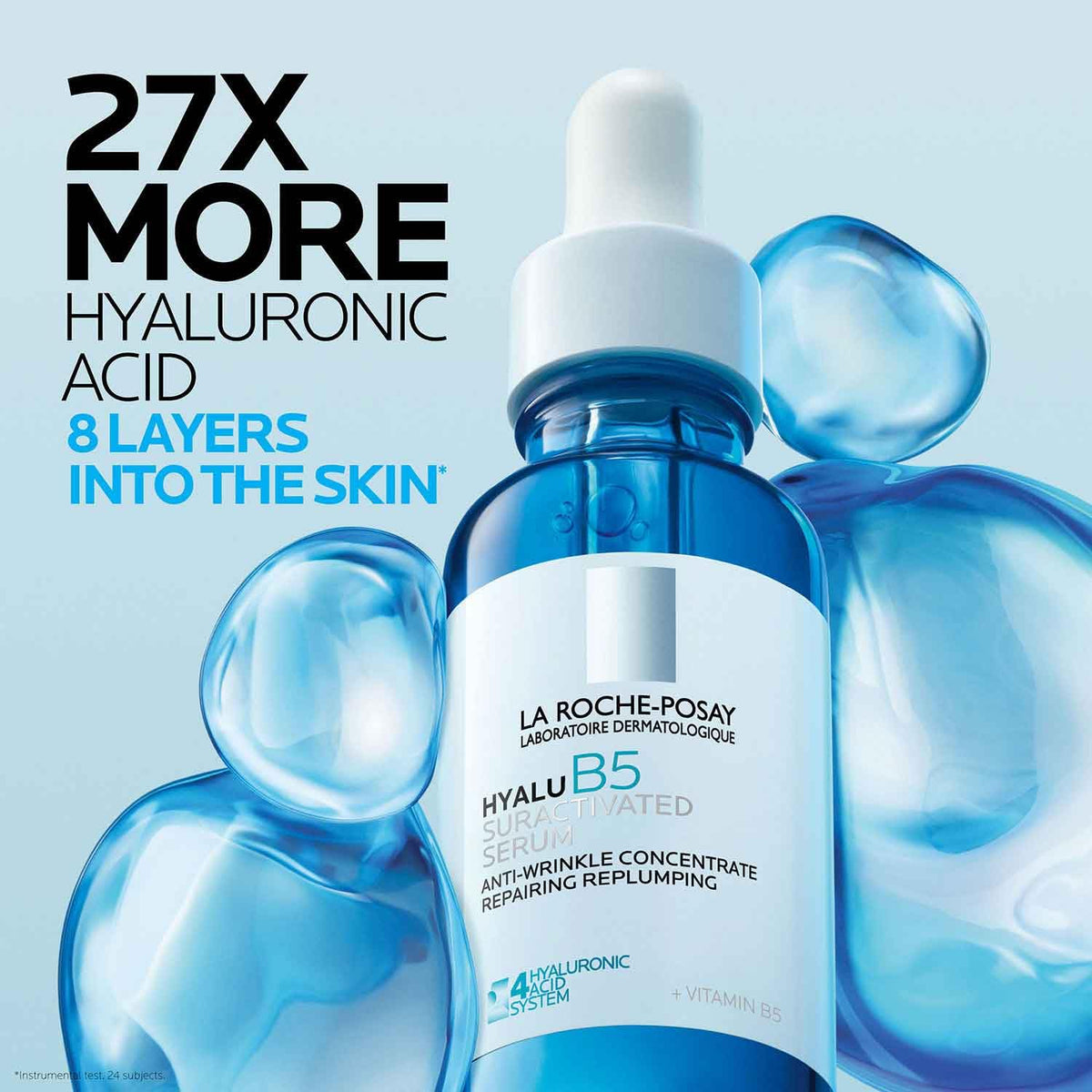 La Roche-Posay pipette dispensing serum showing precise application benefit