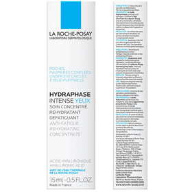 La Roche-Posay eye gel on bathroom counter, suggesting daily routine freshness