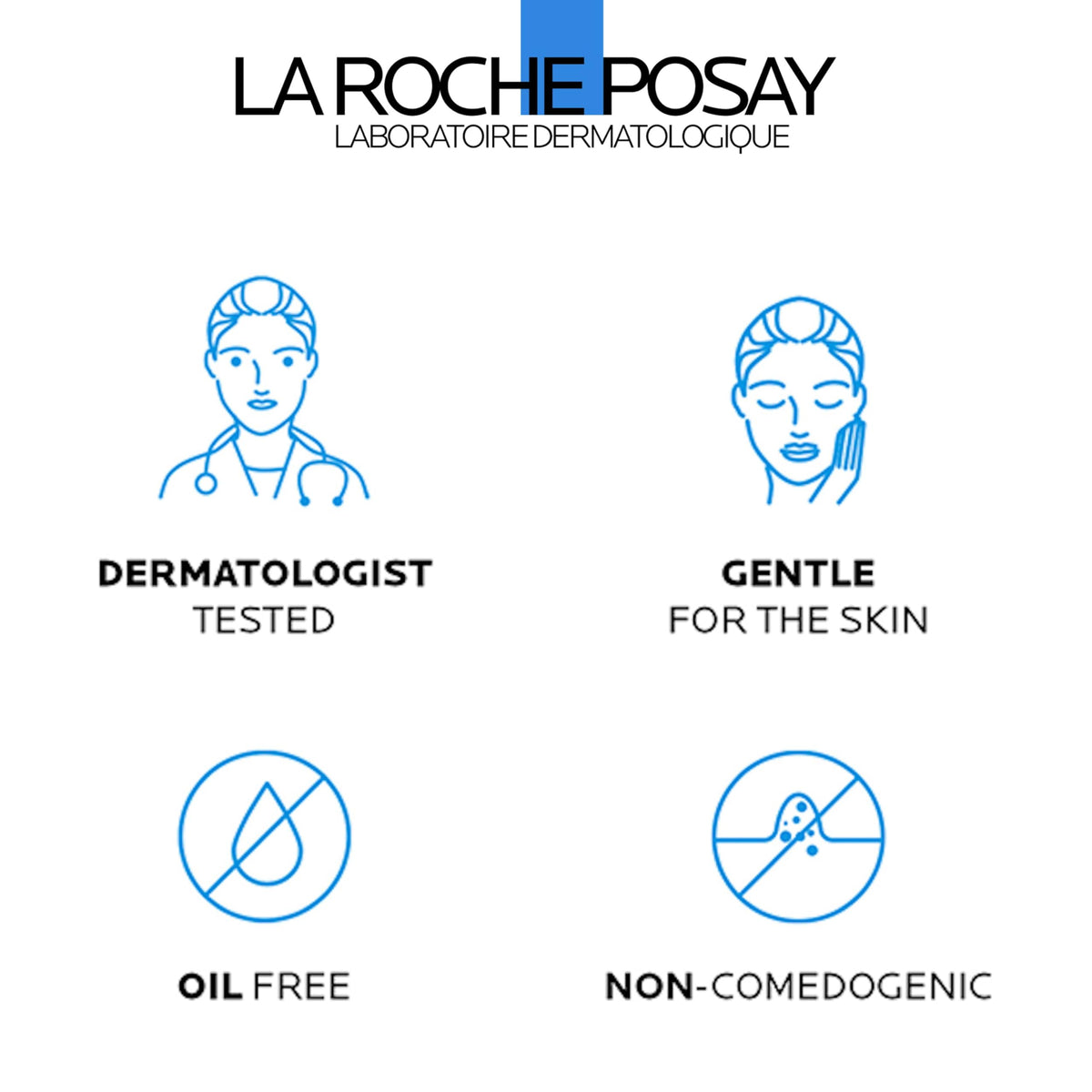 La Roche-Posay hyaluronic and salicylic visual representing hydration and refinement