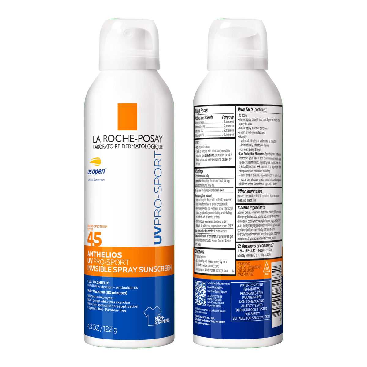 La Roche-Posay product label highlighting Cell-Ox Shield technology benefits