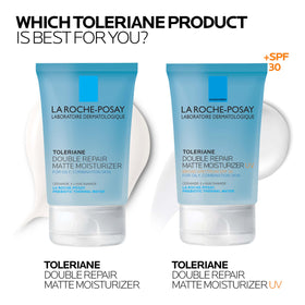 La Roche-Posay moisturizer in a daily bag showing on-the-go protection