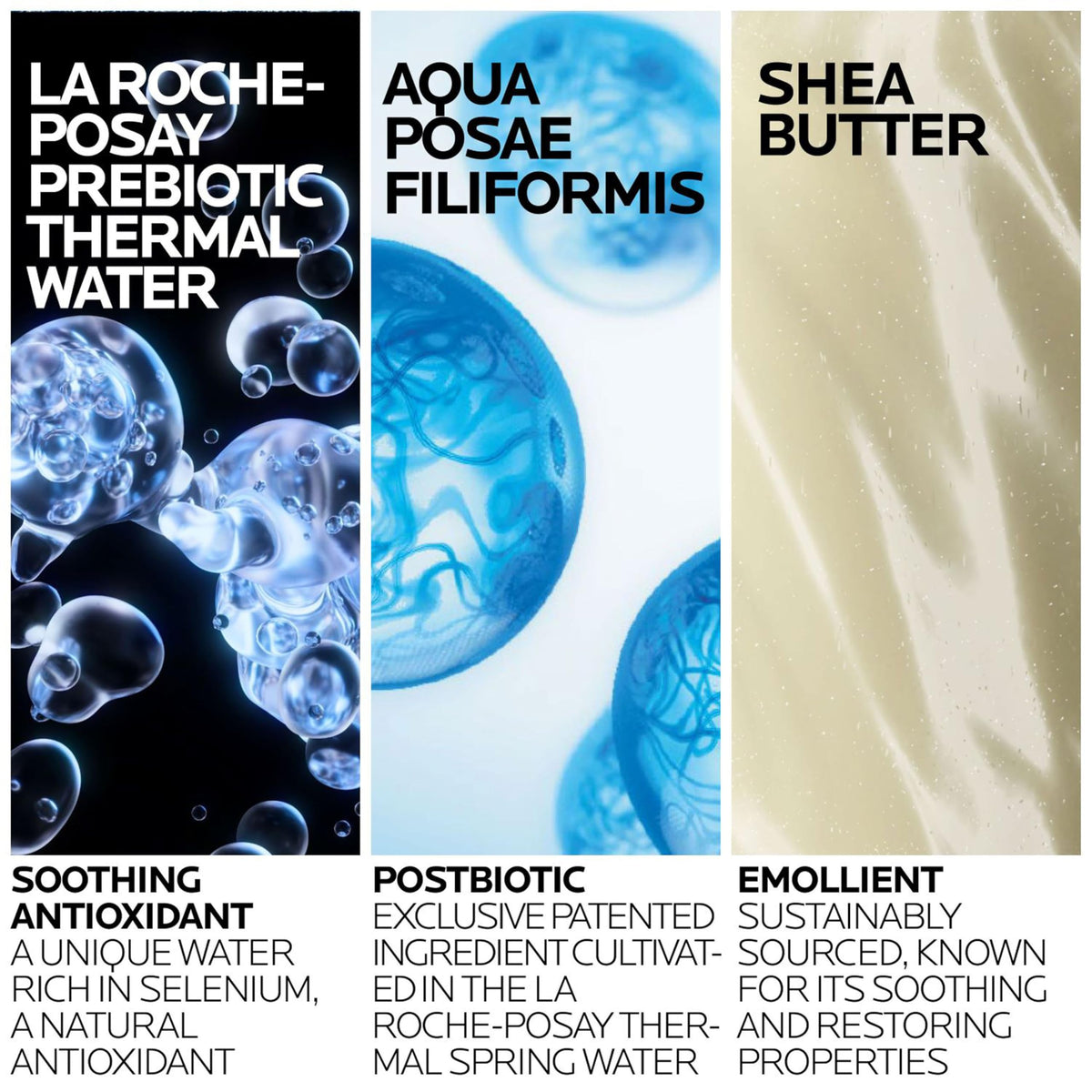 la roche-posay close-up foam texture demonstrating gentle cleansing