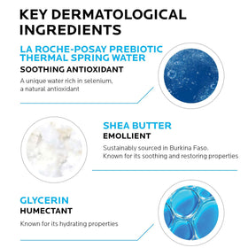 La Roche-Posay pump dispense in hand demonstrating quick absorption and non-greasy feel