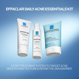 La Roche-Posay medicated gel cleanser pump close-up for precise dispensing