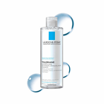 La Roche-Posay front bottle view showing clean packaging and benefit of gentle removal