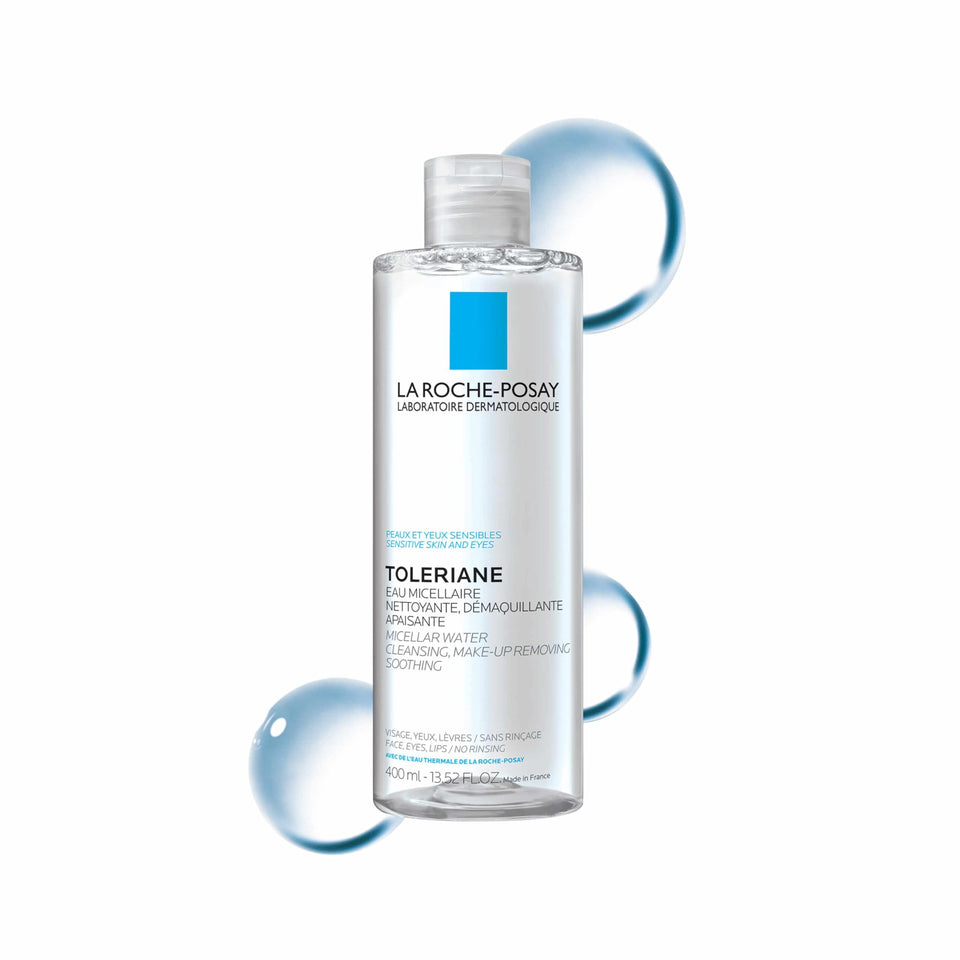 La Roche-Posay front bottle view showing clean packaging and benefit of gentle removal