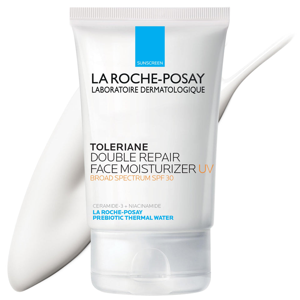 La Roche-Posay front packaging showing SPF 30 and product name for quick recognition and trust