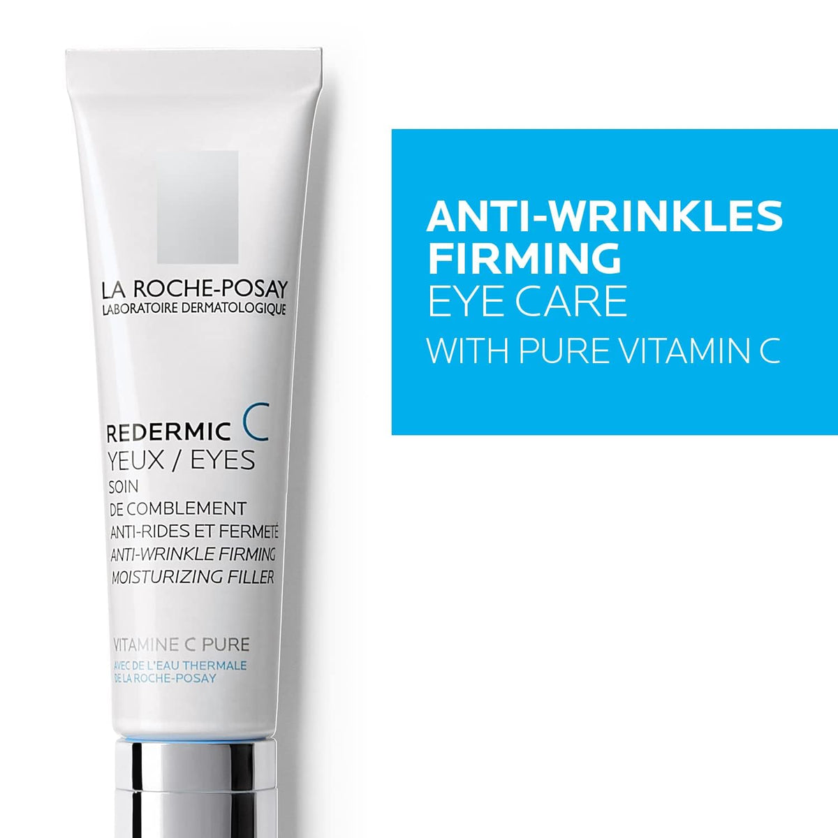 La Roche-Posay label close-up highlighting active ingredients and clarity benefit