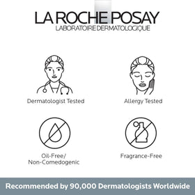 La Roche-Posay model applying cream under eye for visible brightening