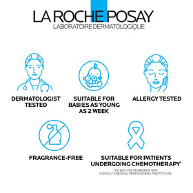 La Roche-Posay pump with thermal water splash representing prebiotic thermal water soothing benefit