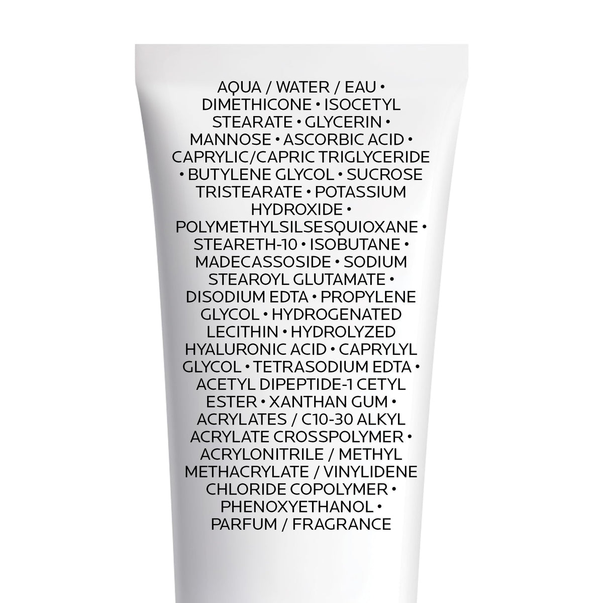 La Roche-Posay compact jar in travel bag shows portability and on-the-go use