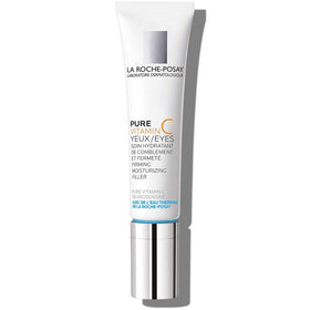 La Roche-Posay front tube view showing product and easy dispensing benefit