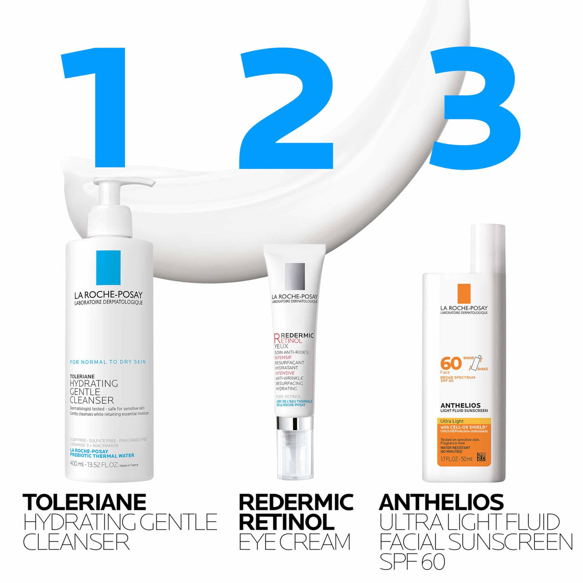 La Roche-Posay outer box packaging view showing ingredient clarity and trust
