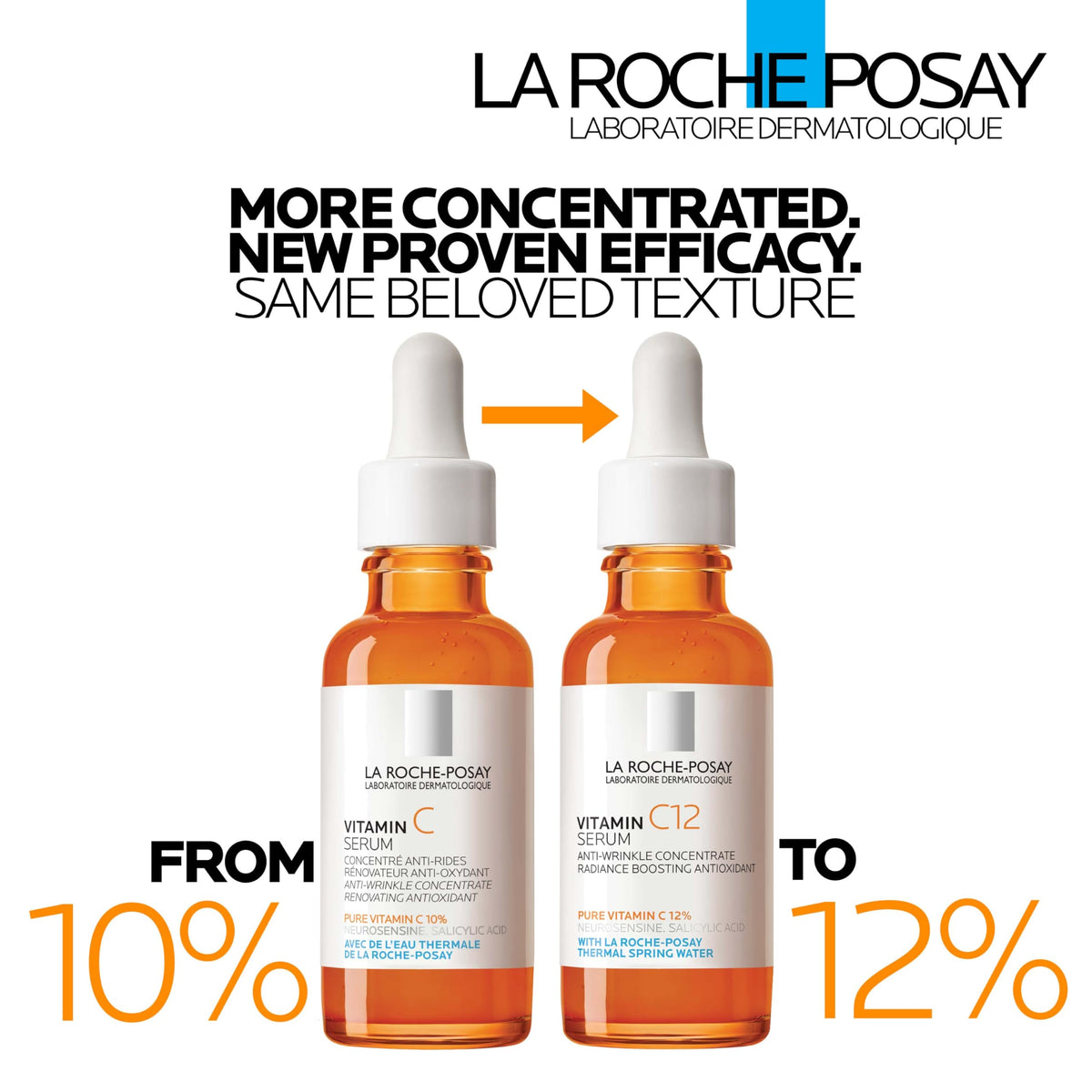 La Roche-Posay close-up of serum drop texture illustrating lightweight hydration