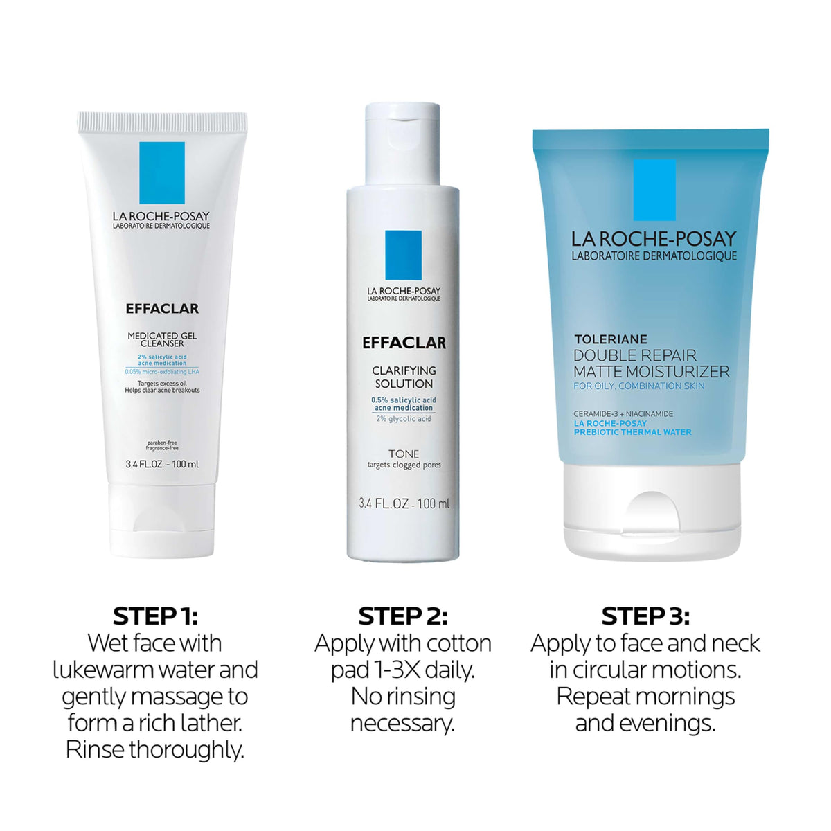 La Roche-Posay kit size comparison illustrating two-month supply convenience
