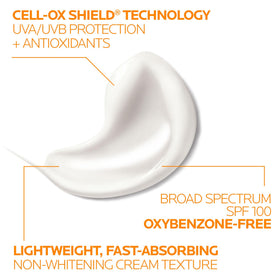 La Roche-Posay close-up of smooth melt-in milk texture offering fast absorption