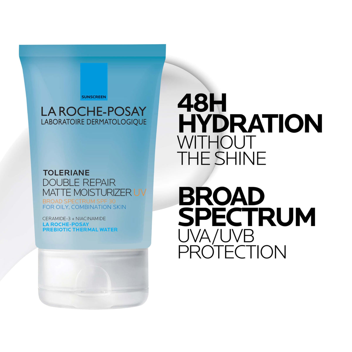 La Roche-Posay thermal spring water illustration emphasizing antioxidant support