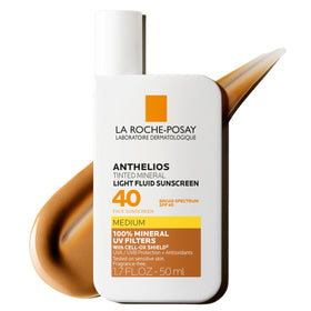 La Roche-Posay front packaging showing SPF 40 and tinted mineral benefits