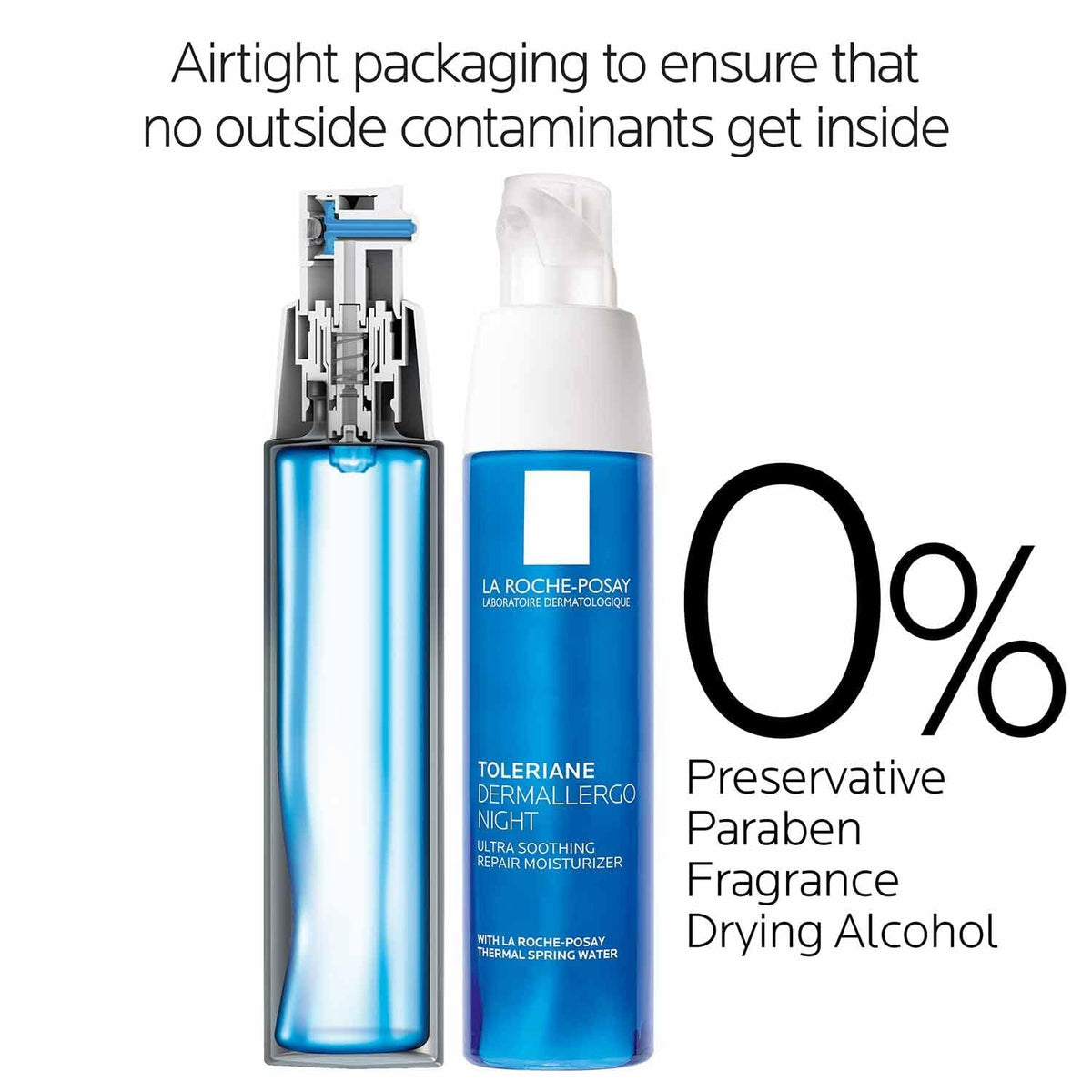 La Roche-Posay Thermal Spring Water bottle with ingredients emphasizing soothing mineral benefit