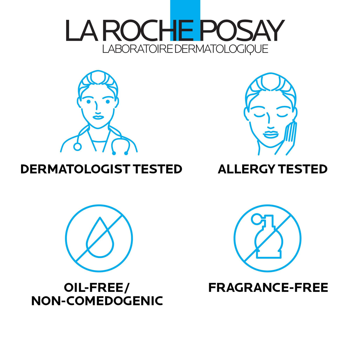 La Roche-Posay bottle staged on bathroom counter as part of daily skincare routine