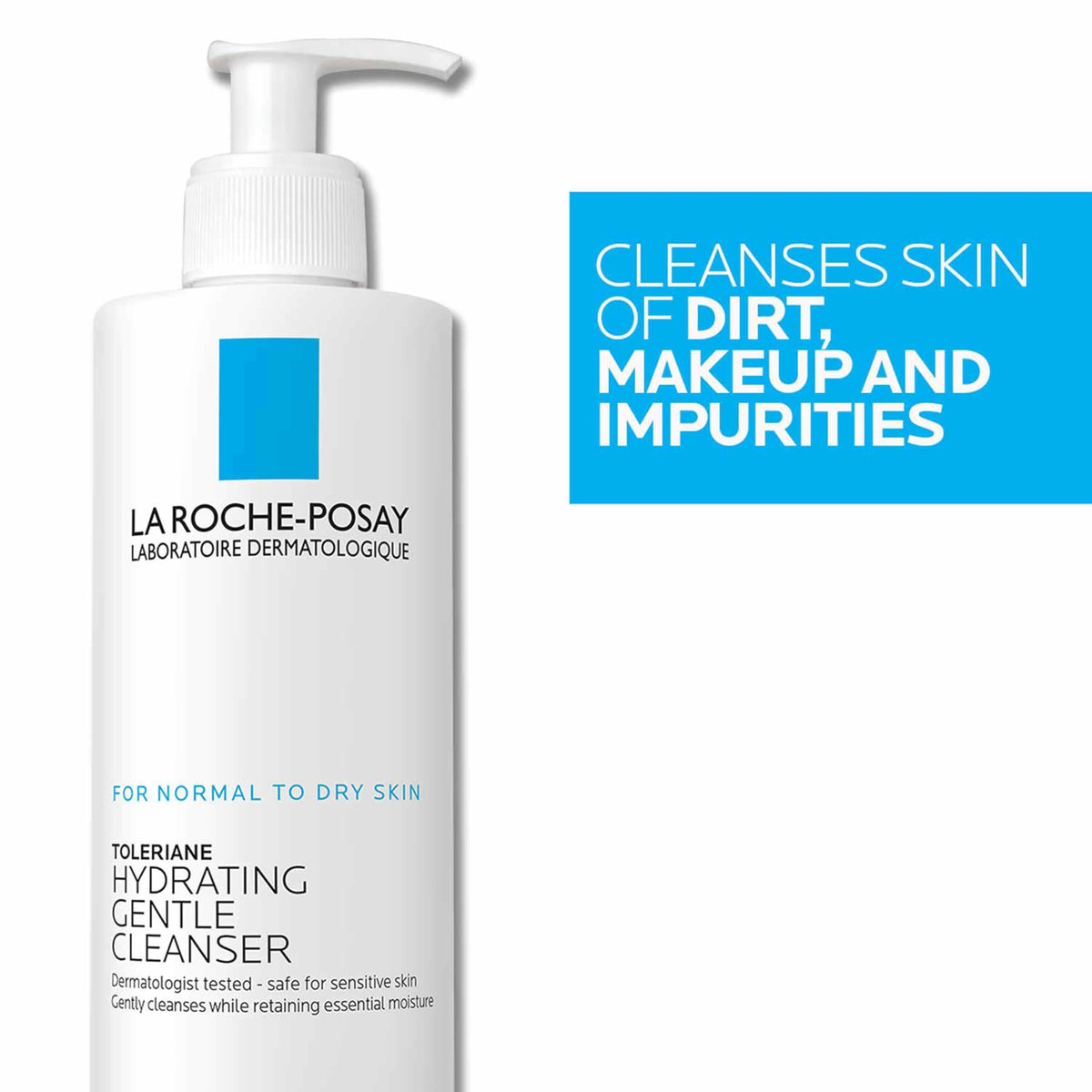 La Roche-Posay ingredients label detail highlighting barrier-supporting actives