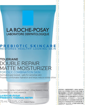 La Roche-Posay on a bathroom shelf lifestyle shot promoting daily use