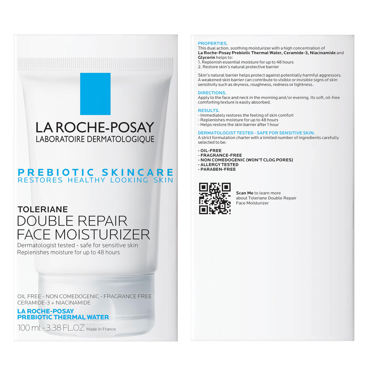 La Roche-Posay on bathroom vanity in lifestyle scene showing easy integration into routine