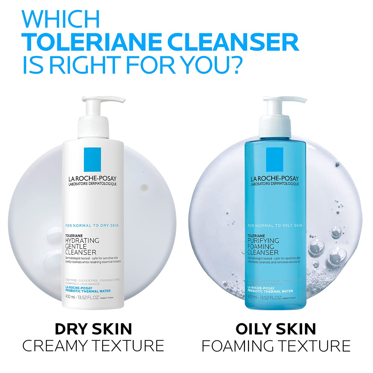 La Roche-Posay on bathroom shelf in skincare routine conveying daily use convenience
