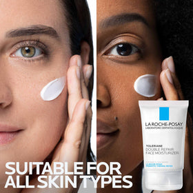 La Roche-Posay Thermal Water with jar illustrating prebiotic soothing and microbiome support