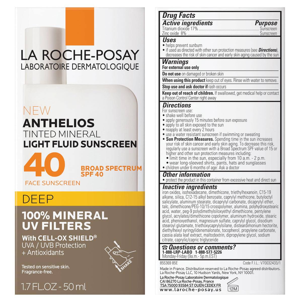 La Roche-Posay travel size in pouch showing portability and convenience