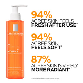 La Roche-Posay foam in hand demonstrating effective lather and soft rinse