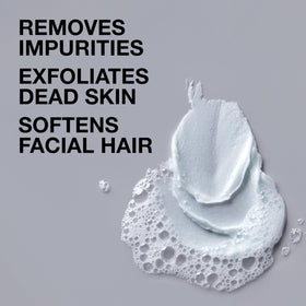 Lab Series applied pre-shave softening facial hair for smoother shave