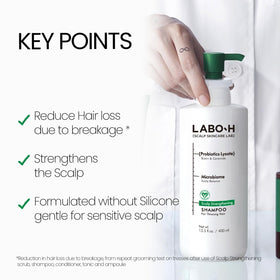 LABO-H rosemary and biotin ingredients staged to show natural nourishing benefits