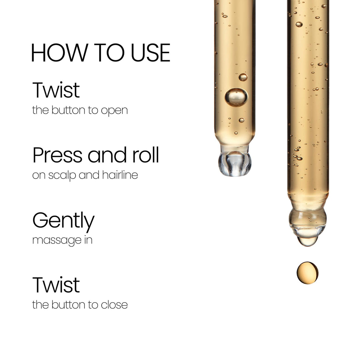 LABO-H bottle beside a hand to show 0.50 fl oz size and convenient portability benefit