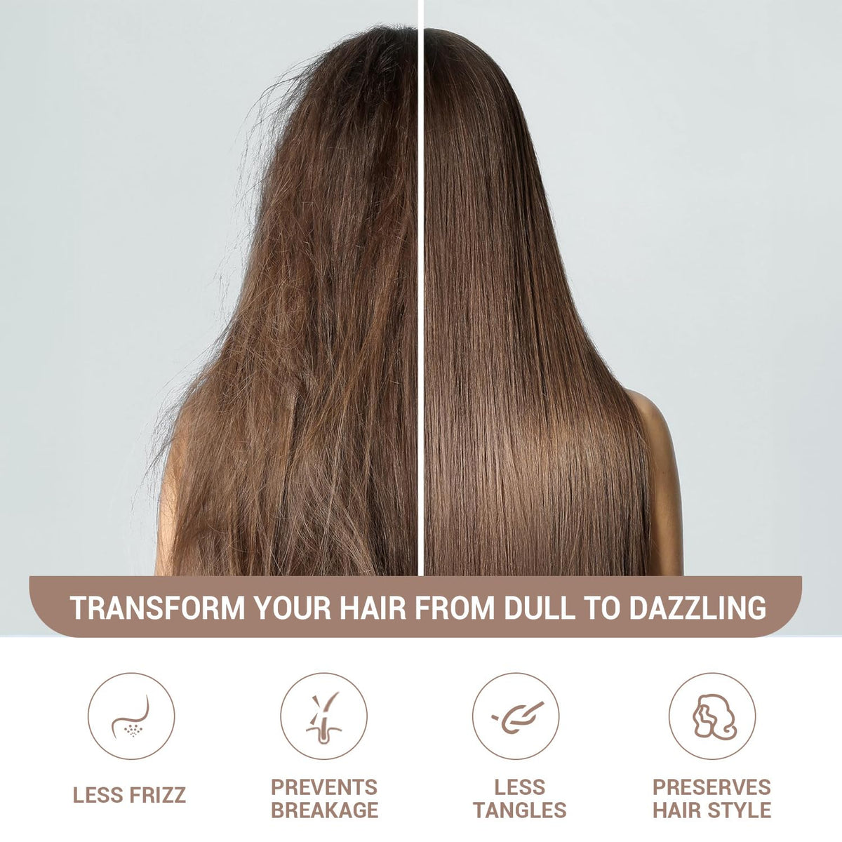 LaCourse double-layer interior view protecting hair and reducing friction