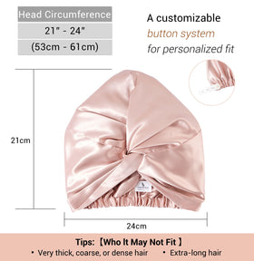 LaCourse matching silk scrunchie included for gentle ponytail hold